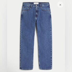 Hollister Men's Medium Wash Loose Jeans